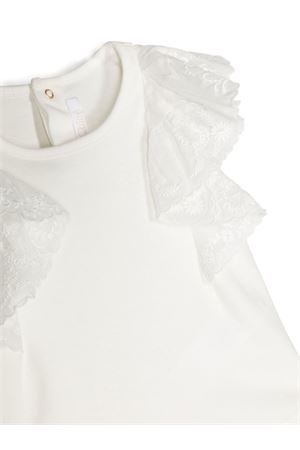 T-shirt in cotone bianco CHLOE' KIDS | C05434117